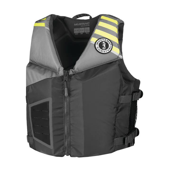 Rev Young Adult Foam Vest (Gray/Fluorescent Yellow)